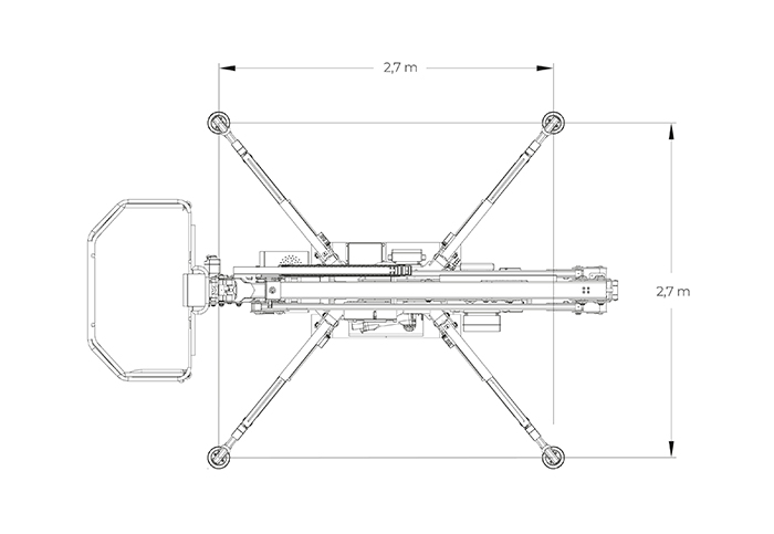 S15F Spyder Lift technical blueprint.